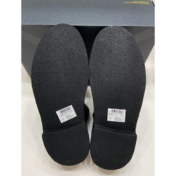 NEW Clarks Originals Desert Jamaica Men’s Lace Up Boots Limited Edition Black 8 - Picture 7 of 12